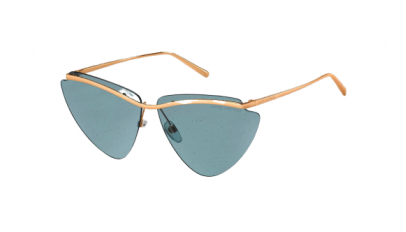 The Rimless Cat Eye Blue